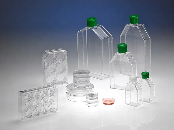 Cell culture flasks, cell culture plates, and cell culture dishes, among other cell culture consumables