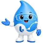 Mascot Yanyan smiling and making a friendly welcoming and guiding gesture.