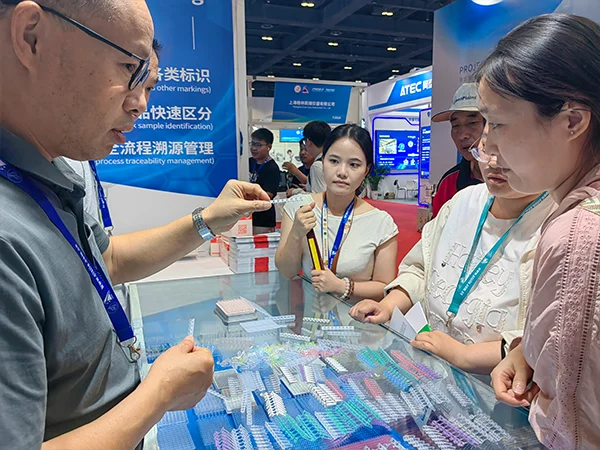 PCR tube laboratory consumables product discussion at CISILE 2026 exhibition